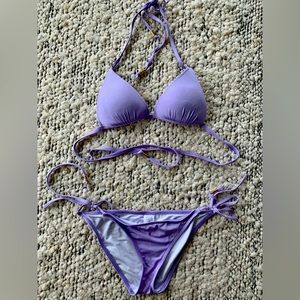 VODA swim push-up padded string bikini set SZ: S